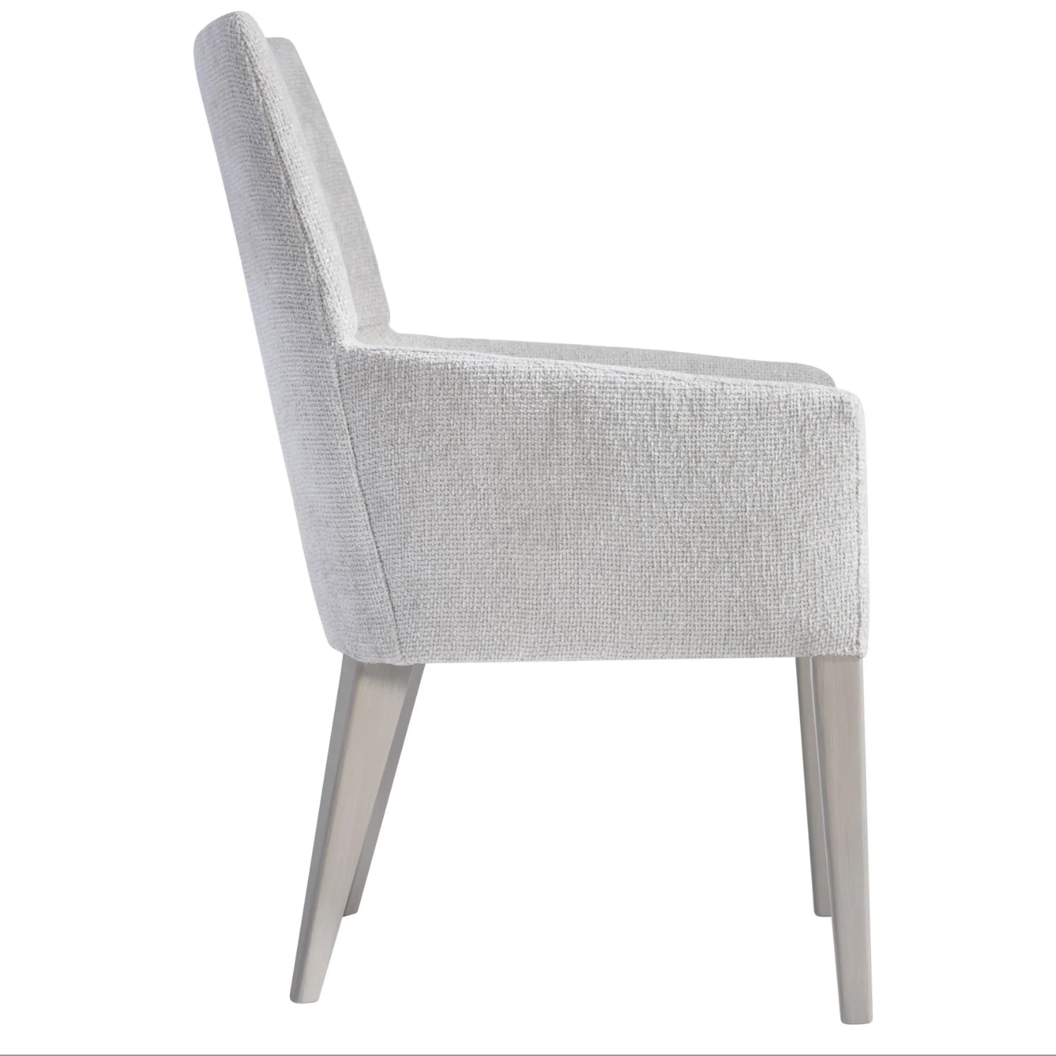 Bernhardt Stratum Collection Upholstered Dining Armchair ~ Mist Finish - Image 2