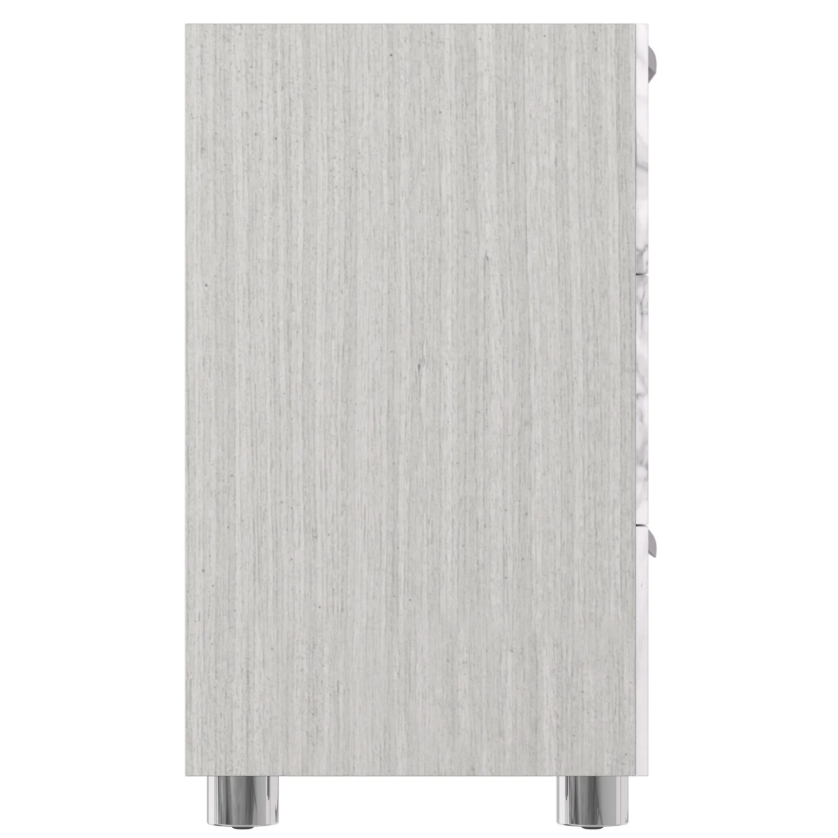 Bernhardt Stratum Collection Eight Drawer Dresser ~ Arabescato Stone with Mist Finish - Image 4