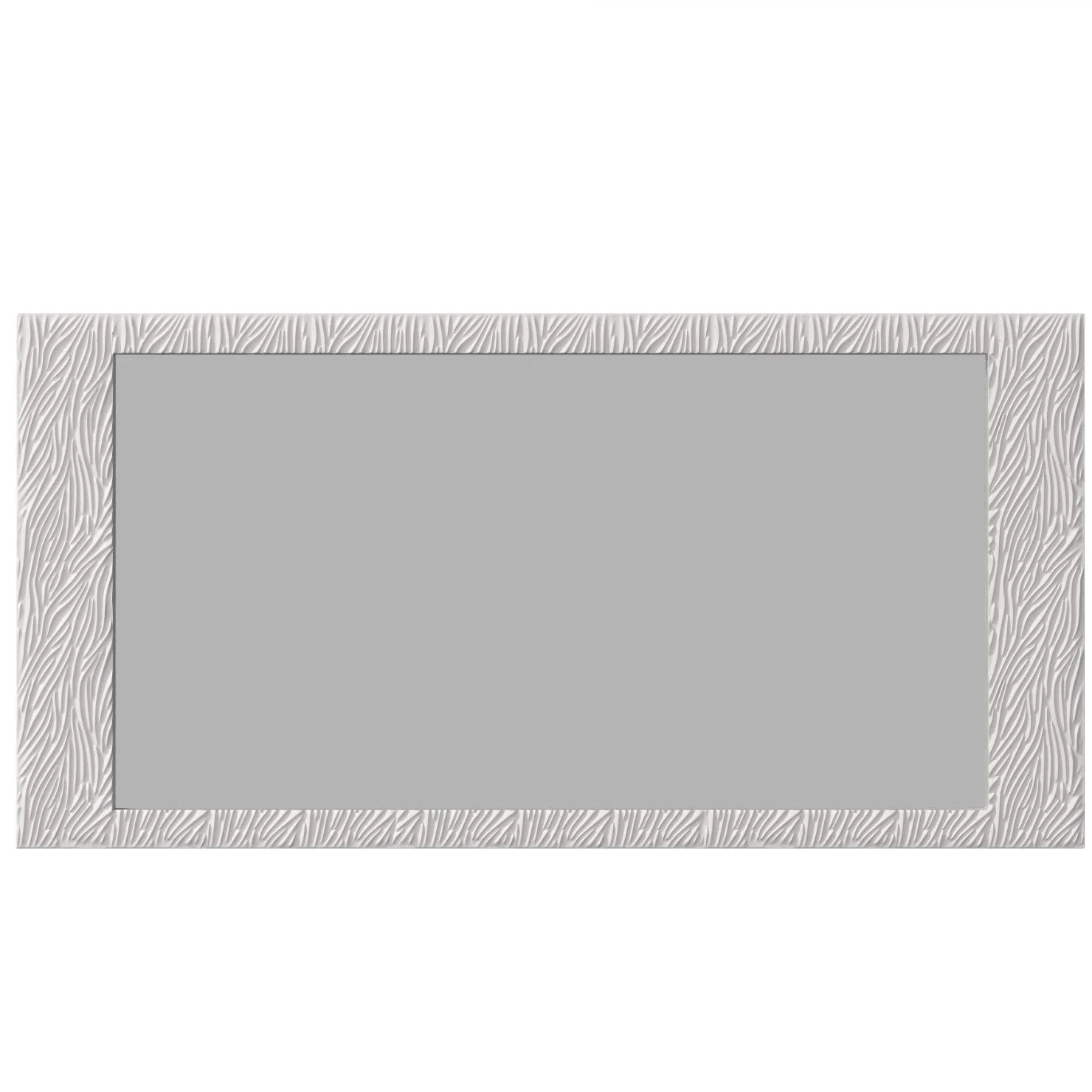 Bernhardt Stratum Collection Rectangular Mirror ~ Fossil Faux Stone Finish