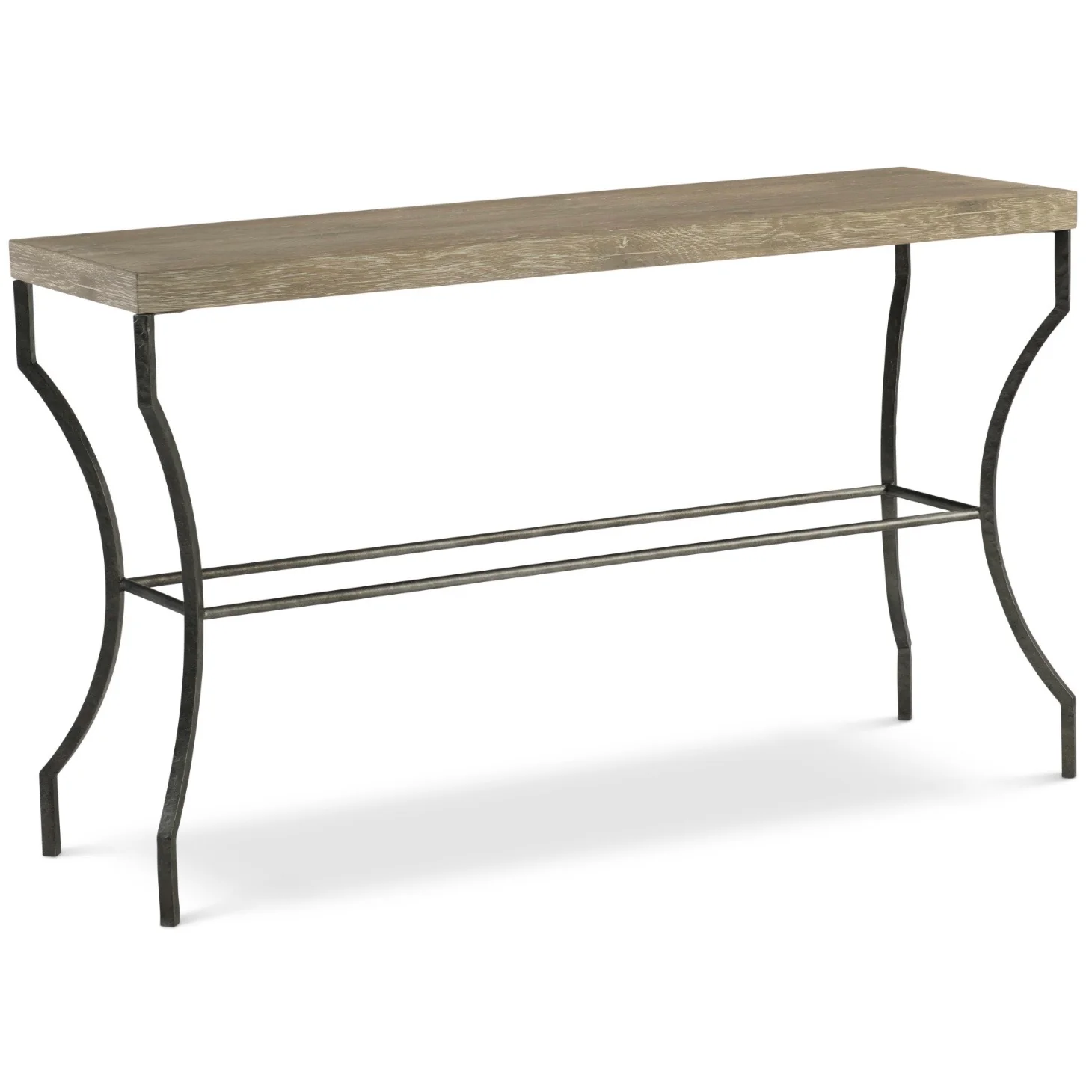 Bernhardt Tribeca Collection Console Table ~ Aurum Finish with Textured Steel Base - Image 3