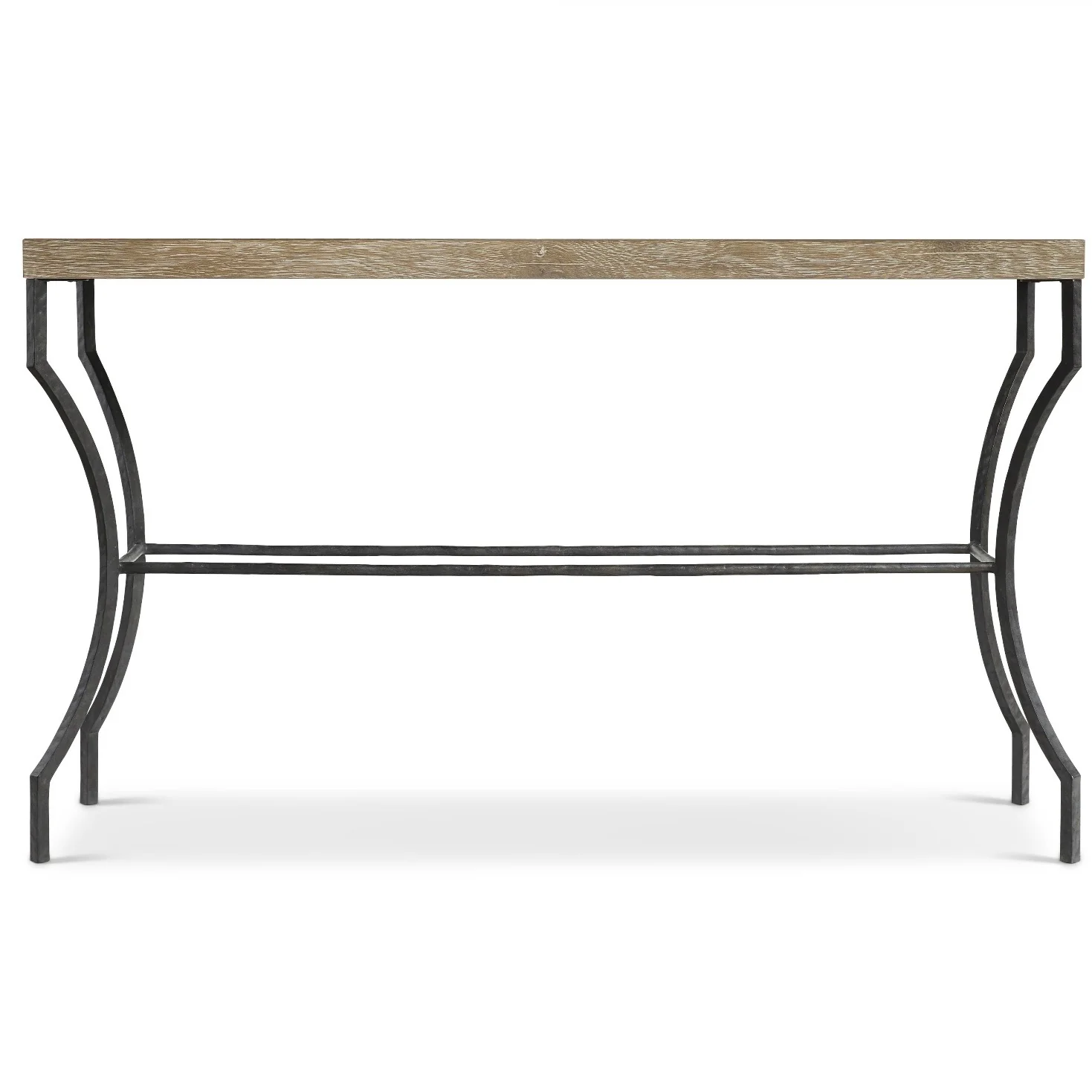 Bernhardt Tribeca Collection Console Table ~ Aurum Finish with Textured Steel Base - Image 7