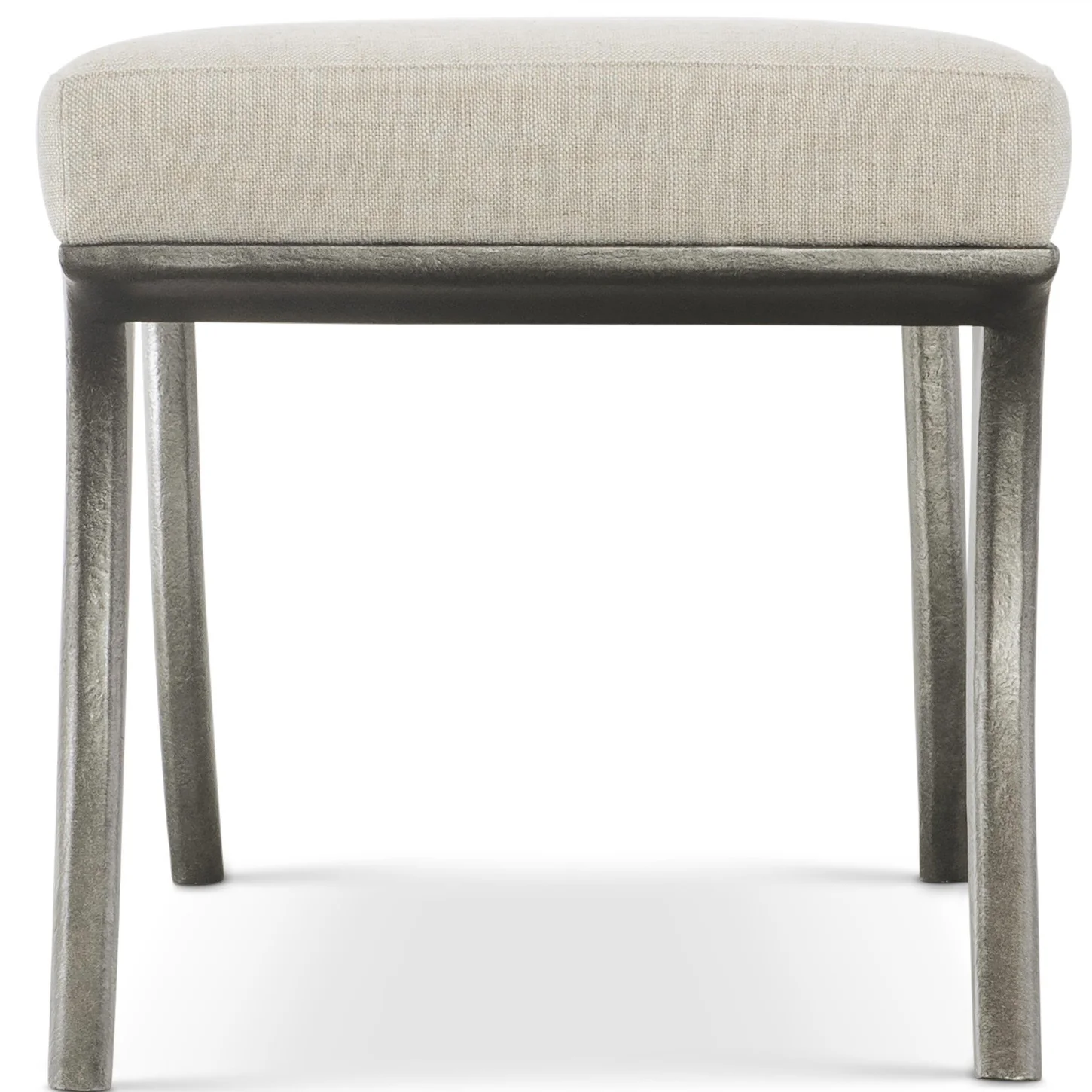 Bernhardt Tribeca Collection Upholstered Bench with Textured Steel Base - Image 5