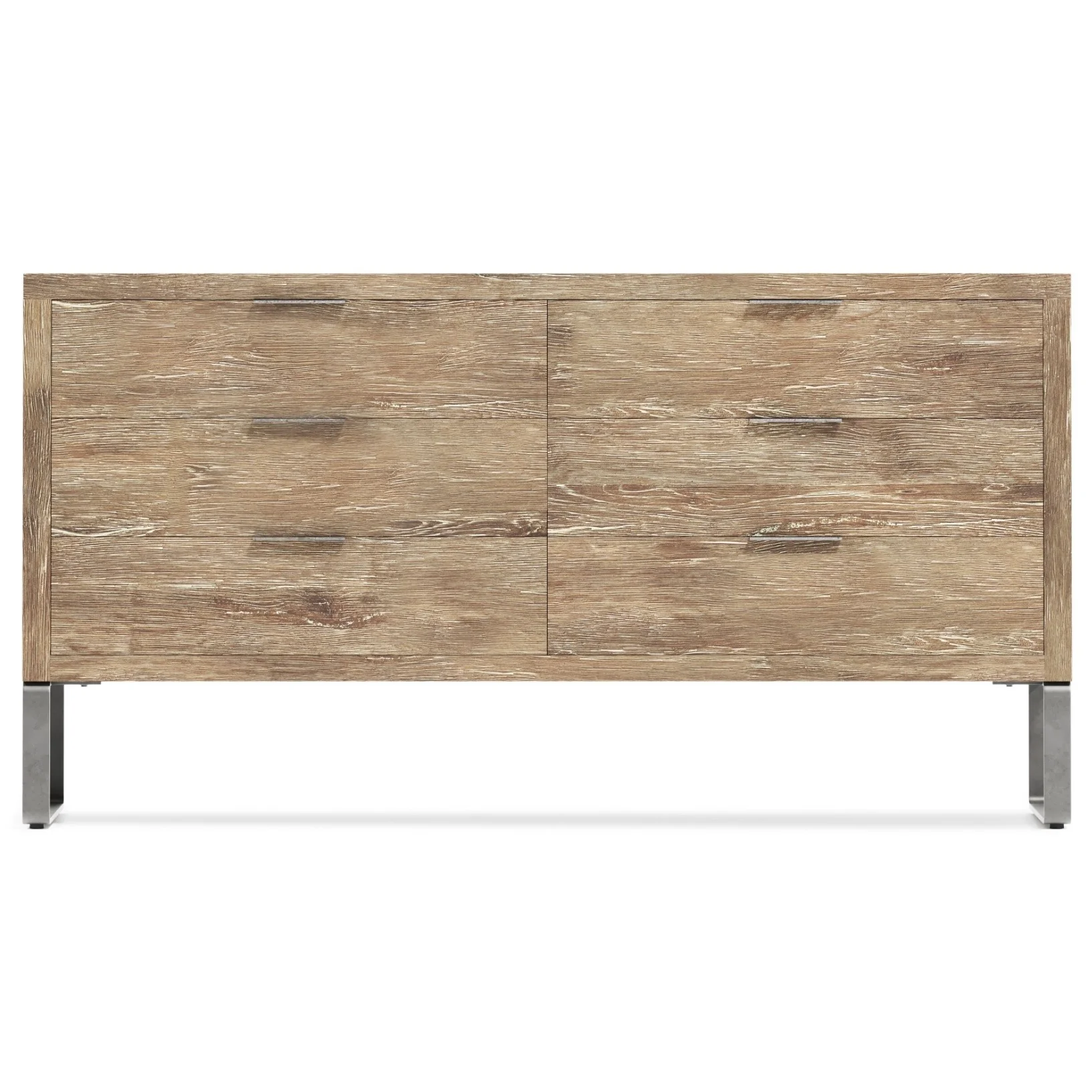 Bernhardt Tribeca Collection Six Drawer Dresser With Metal Base ~ Aurum Finish - Image 4