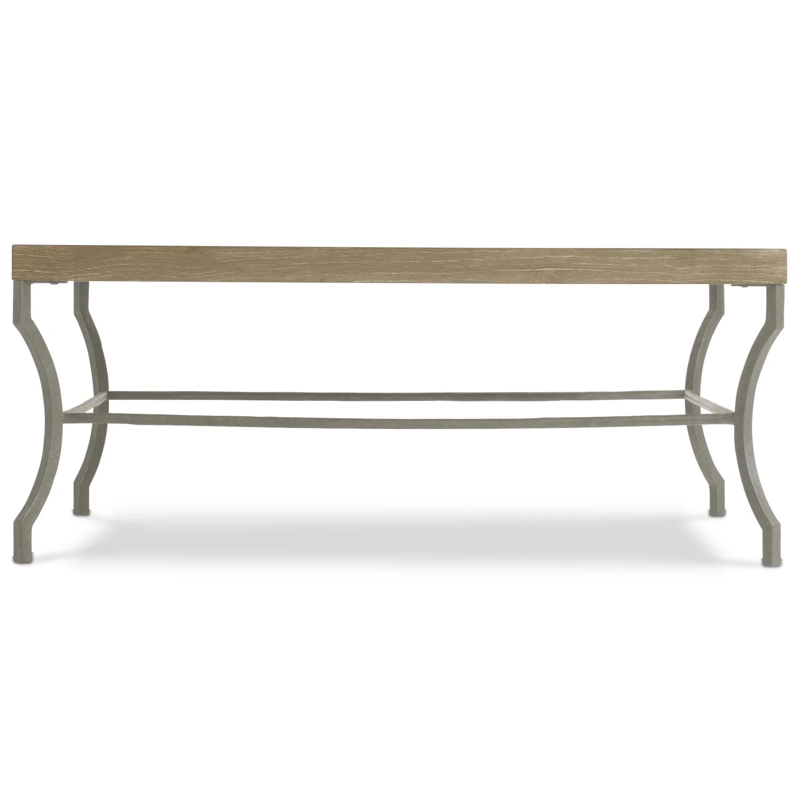 Bernhardt Tribeca Collection Square Cocktail Table ~ Aurum Finish with Textured Steel Base - Image 6