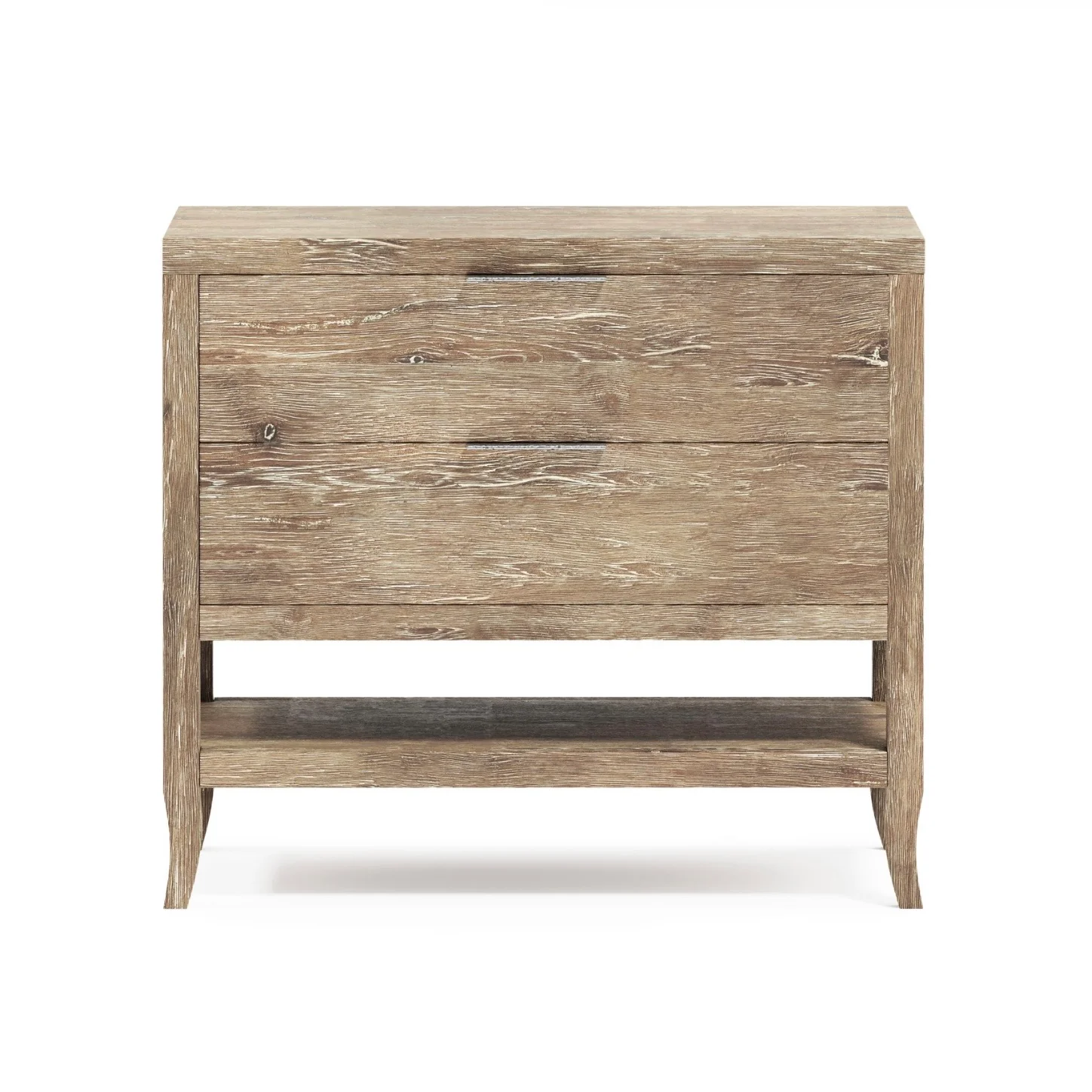 Bernhardt Tribeca Collection Two Drawer Nightstand ~ Aurum Finish - Image 2