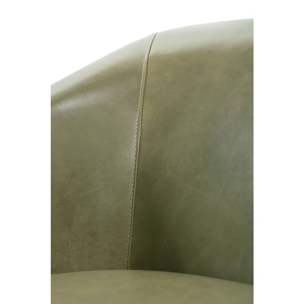 Rowe Furniture Bernie Leather Swivel Chair ~ Available To Custom Order In All Leathers - Image 6
