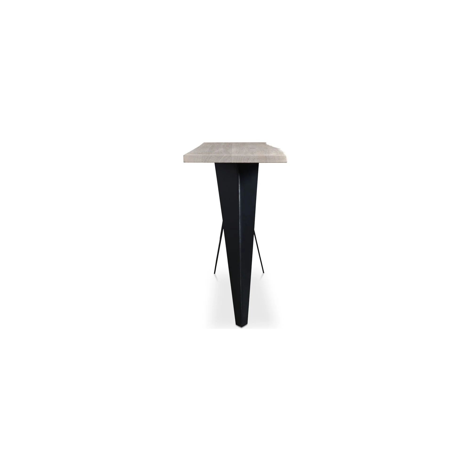 Moe’s Home Collection Bird Live Edge Console Table With Iron Base - Image 5