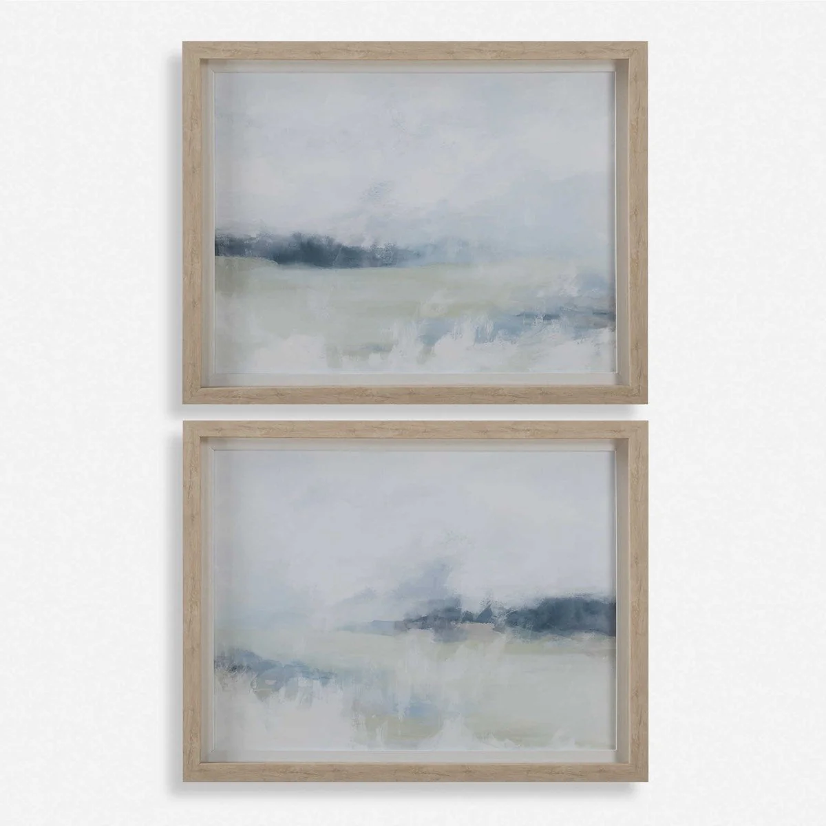 Uttermost Breezy Vista Landscape Watercolor Set of 2 Framed Prints - Image 2