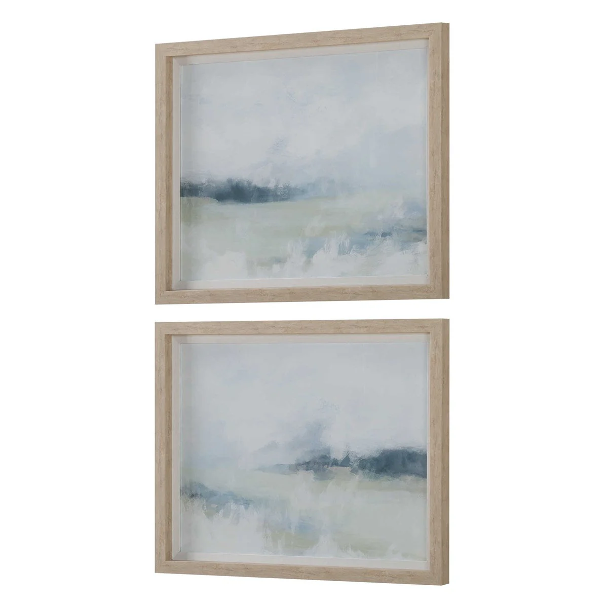 Uttermost Breezy Vista Landscape Watercolor Set of 2 Framed Prints - Image 4