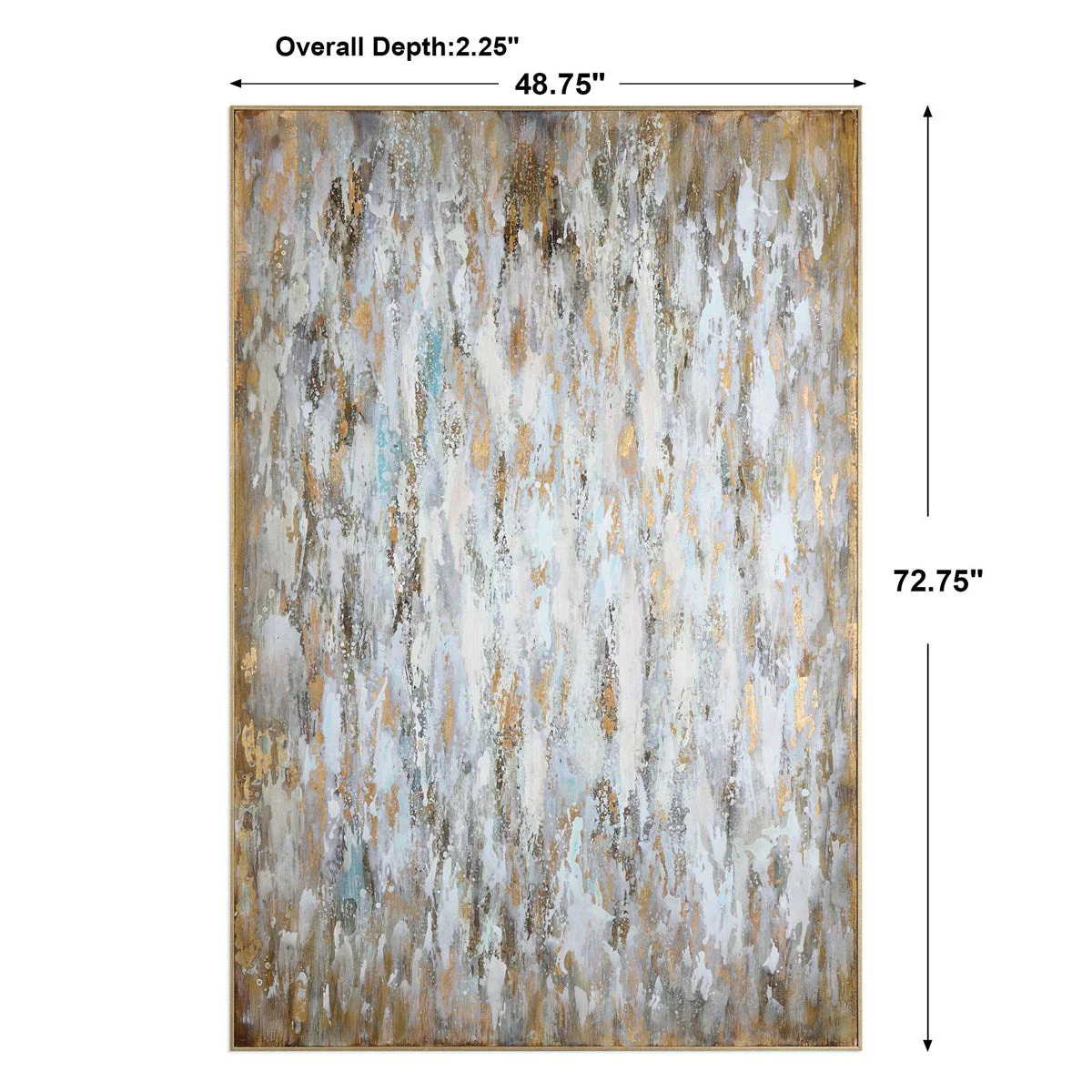 Uttermost Bright Morning Abstract Large Hand Painted Canvas - Image 4