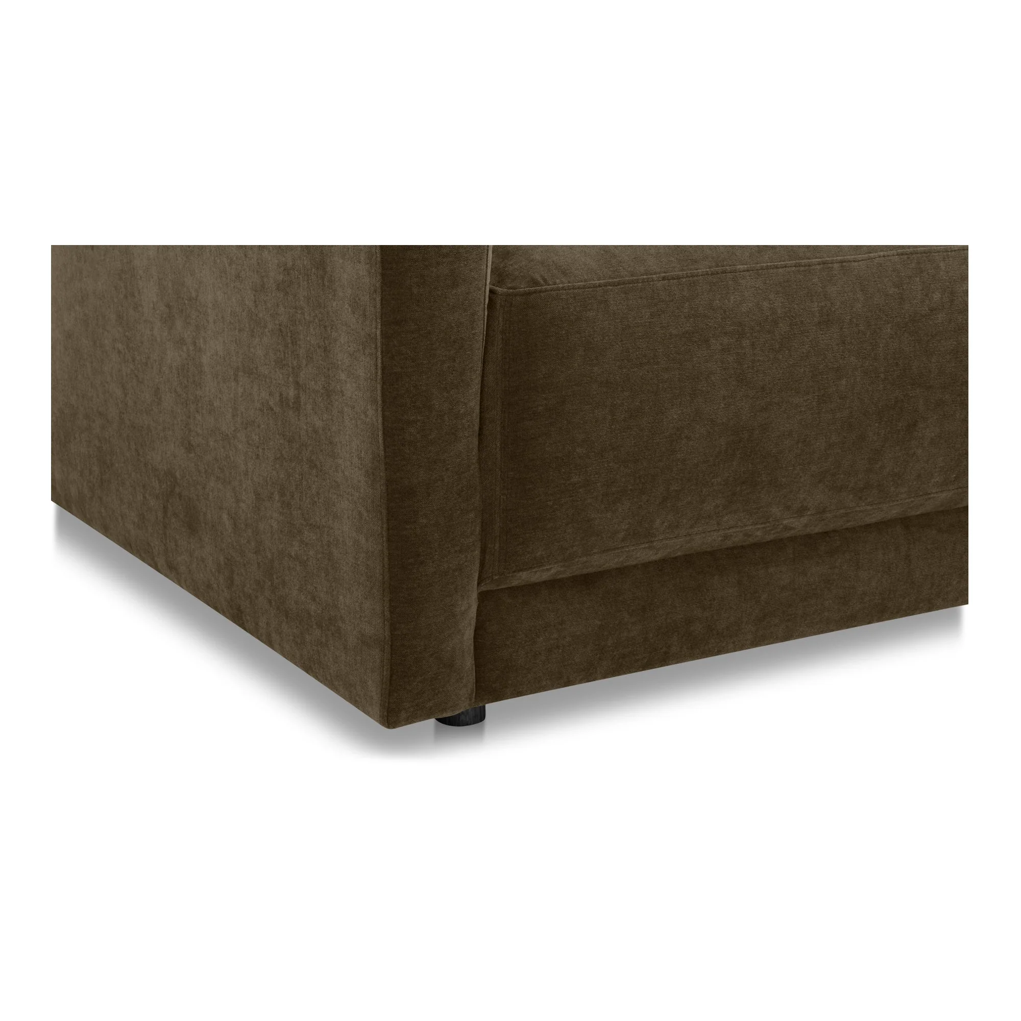 Moe's Home Collection Bryn Heritage Cedar Green Sectional ~ Right Facing Chaise - Image 7