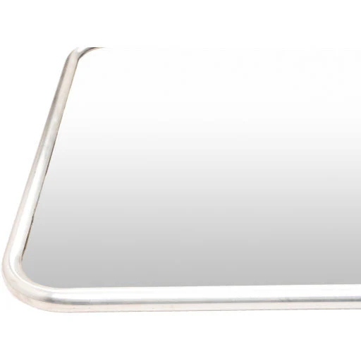 Surya Wall Decor & Mirrors Burnish Modern Bathroom Wall Mirror Silver Finish BUN-001 Multiple Sizes Available - Image 4