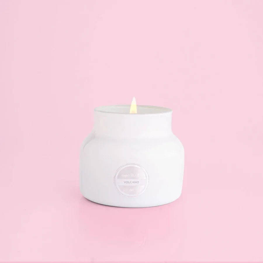 Capri Blue Volcano White Petite Candle 8oz. ~ IN-STORE PURCHASE ONLY - Image 2