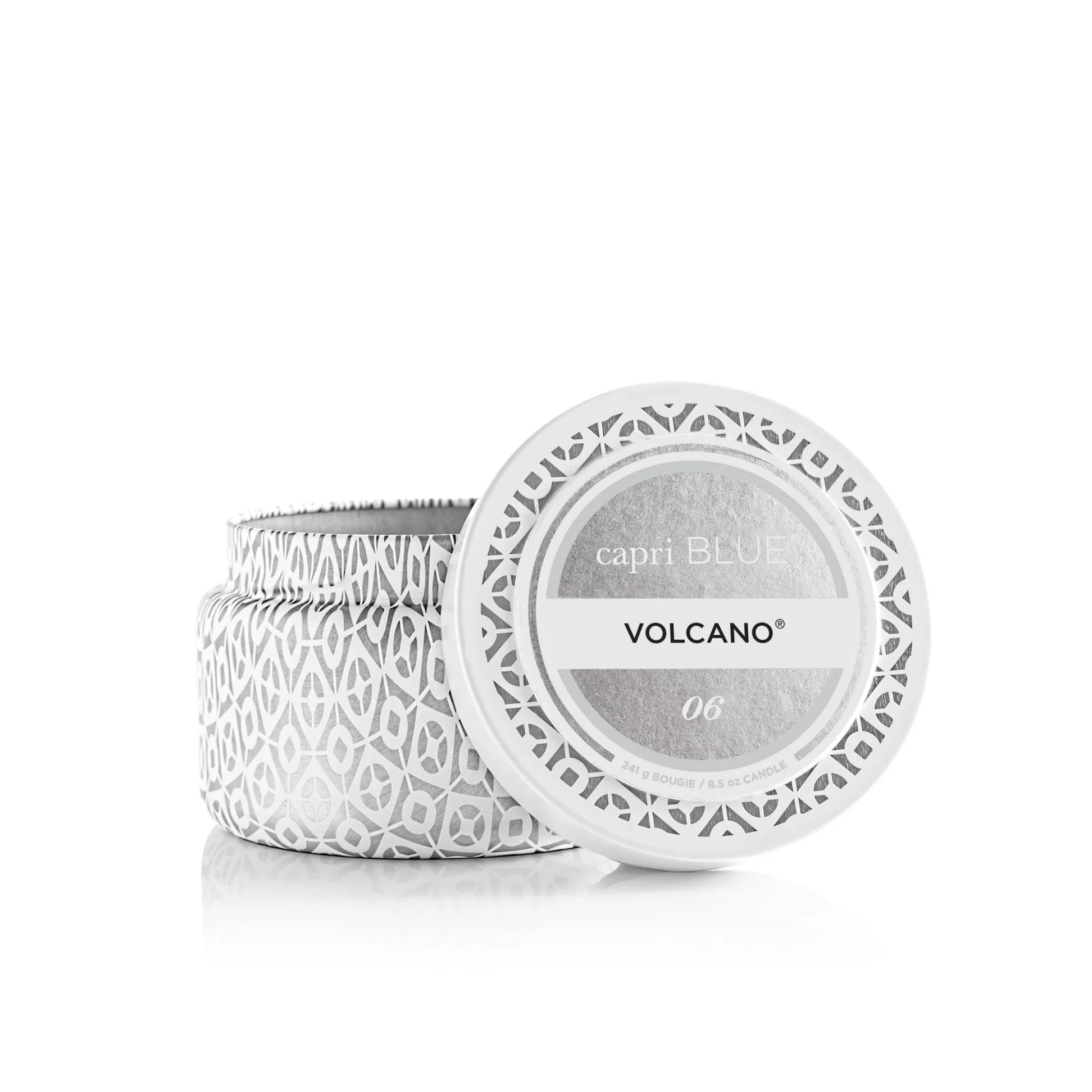 Capri Blue Volcano White Printed Tin Candle 8 oz ~ IN-STORE PURCHASE ONLY - Image 3