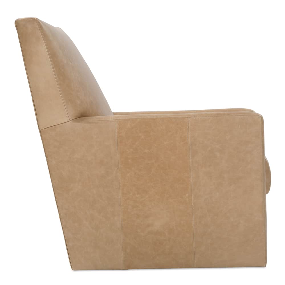 Rowe Furniture Carlyn Leather Swivel Glider ~ Available To Custom Order In All Leathers - Image 3