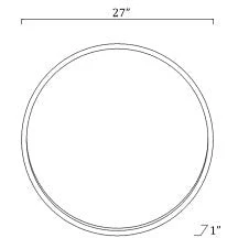 Surya Wall Decor & Mirrors Carmen Modern Round Wall Mirror Gold Finish RME-001 Multiple Sizes Available - Image 11