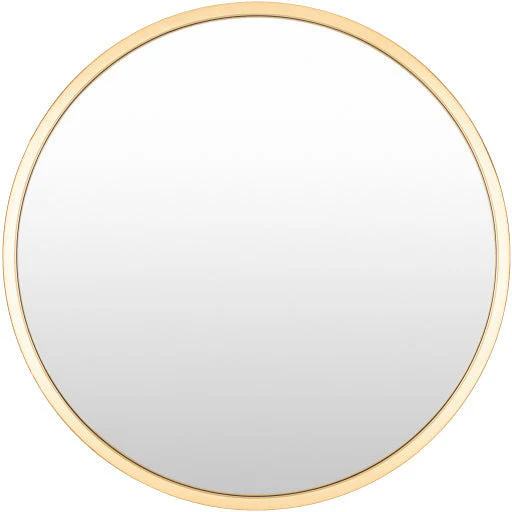 Surya Wall Decor & Mirrors Carmen Modern Round Wall Mirror Gold Finish RME-001 Multiple Sizes Available - Image 12