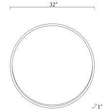 Surya Wall Decor & Mirrors Carmen Modern Round Wall Mirror Gold Finish RME-001 Multiple Sizes Available - Image 13