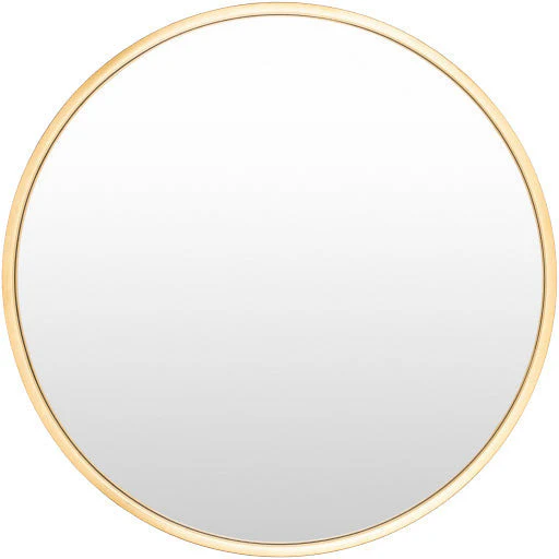 Surya Wall Decor & Mirrors Carmen Modern Round Wall Mirror Gold Finish RME-001 Multiple Sizes Available - Image 16