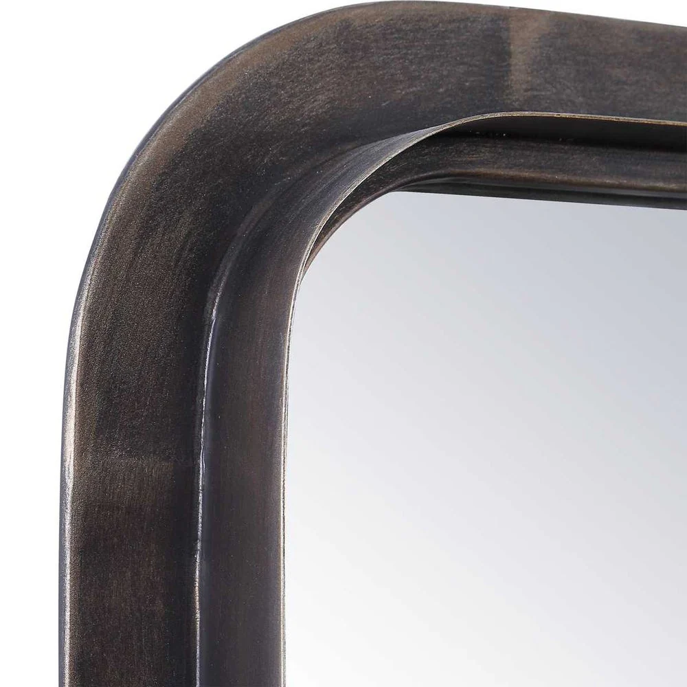 Casa Bella Living Rich Dark Bronze Metal Framed Mirror - Image 8