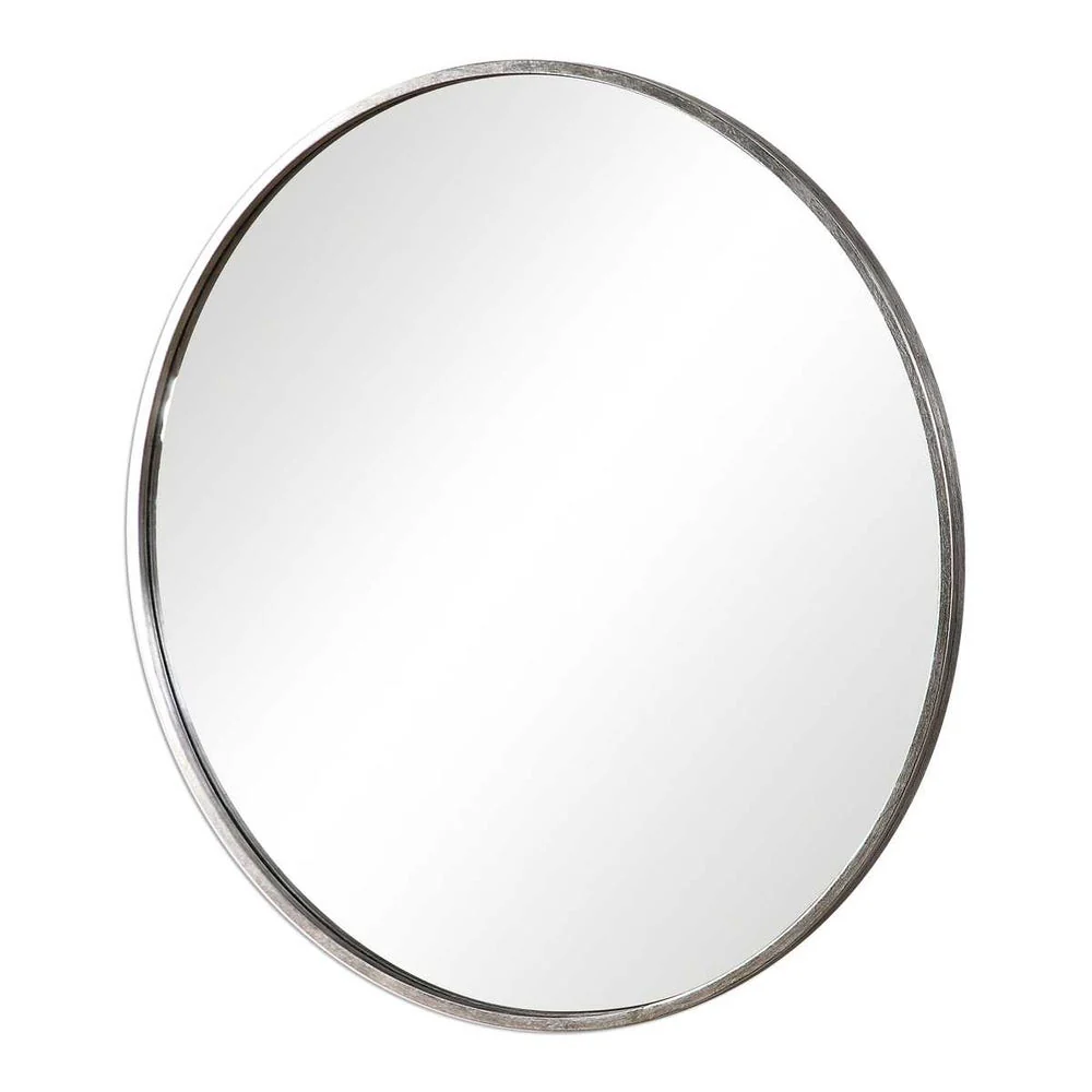 Casa Bella Living Antique Silver Metal Framed Mirror - Image 5