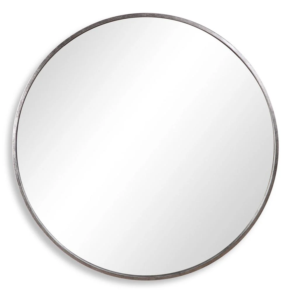Casa Bella Living Antique Silver Metal Framed Mirror - Image 6