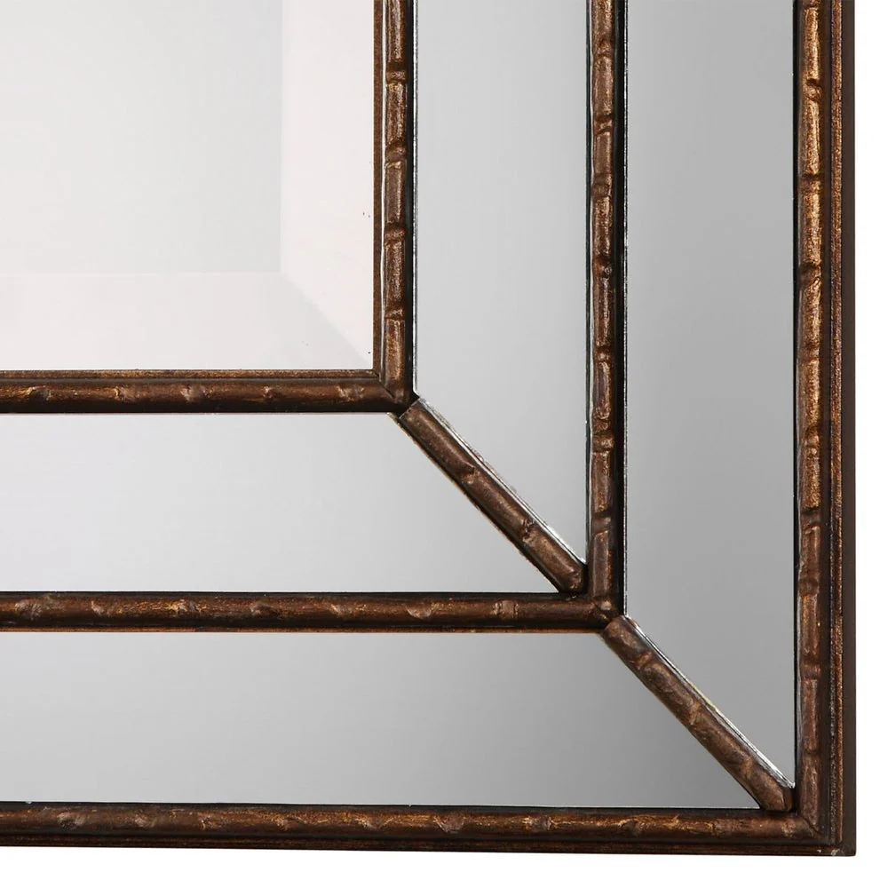 Casa Bella Living Finished In Metallic Bronze Framed Mirror - Image 4