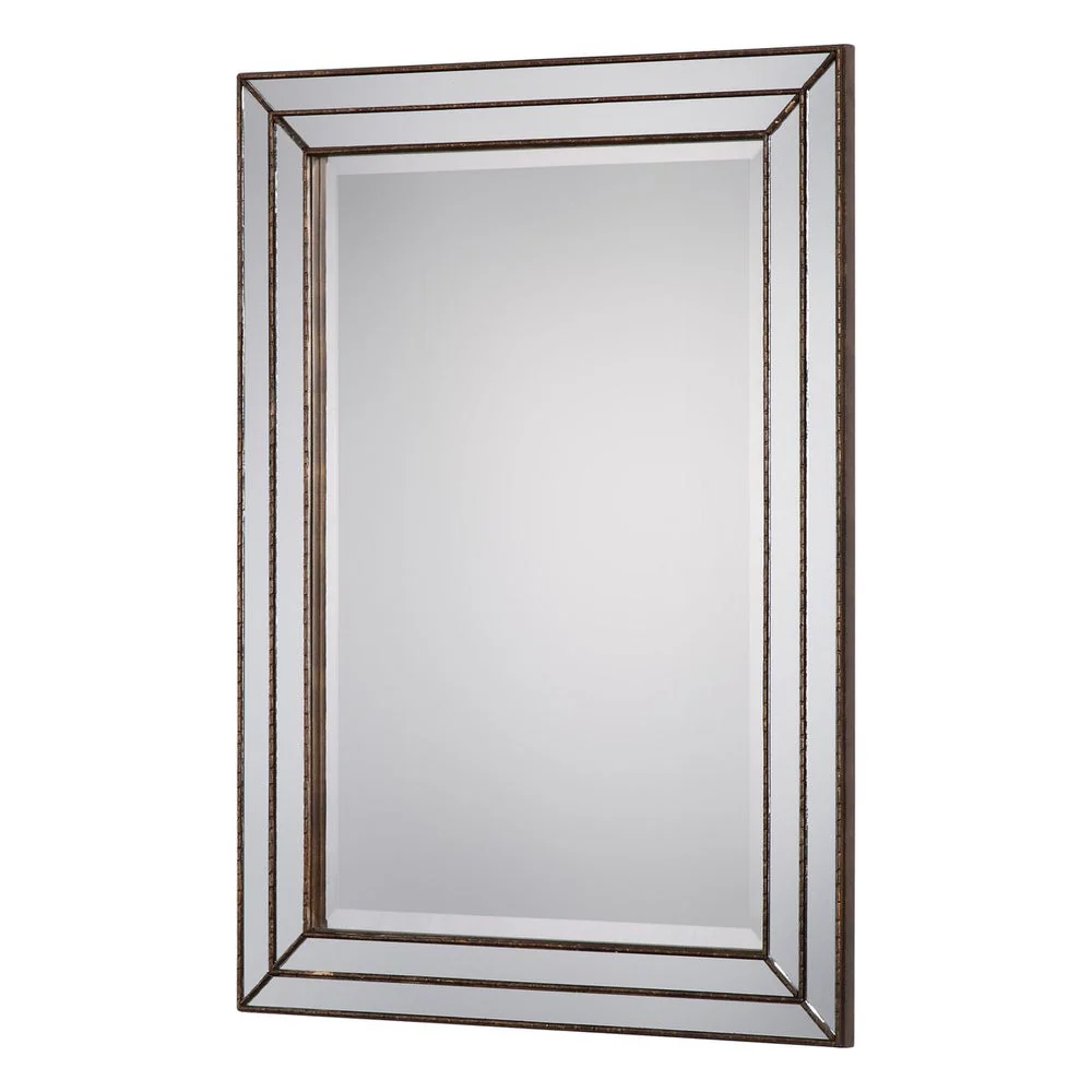 Casa Bella Living Finished In Metallic Bronze Framed Mirror - Image 5