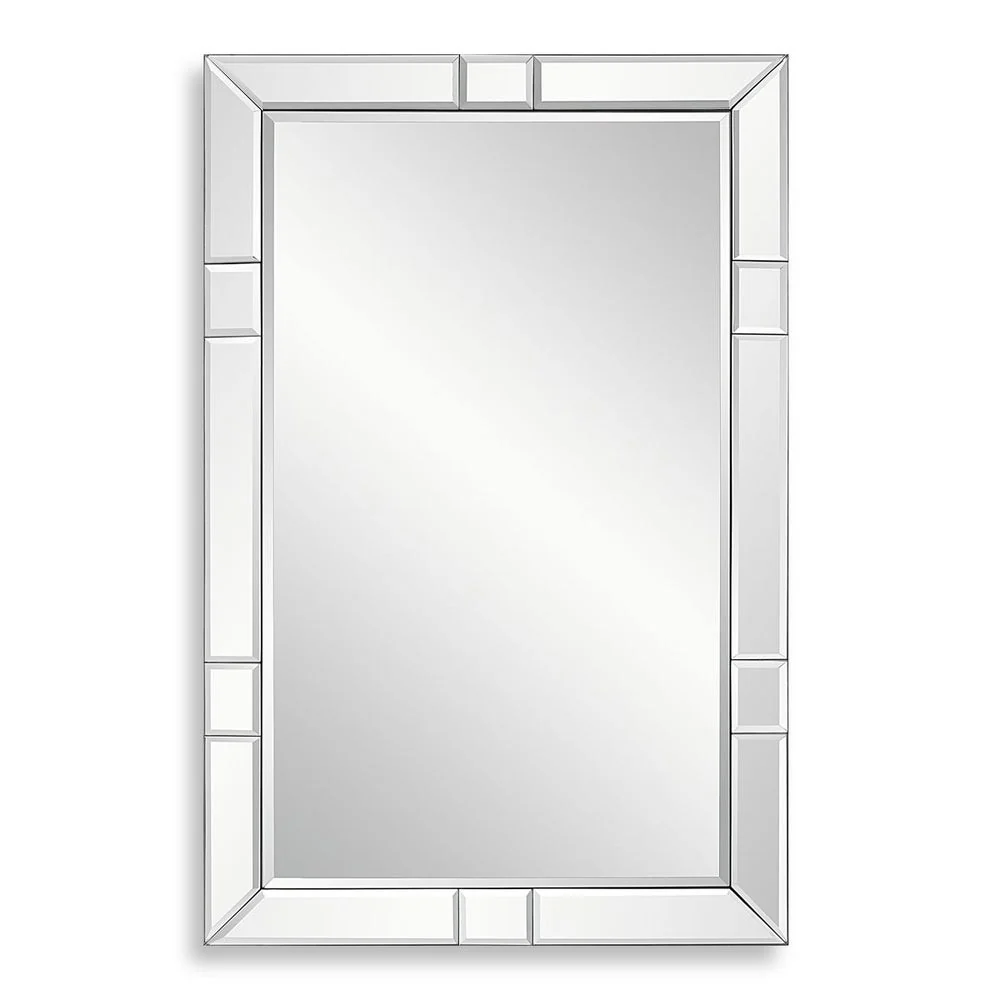 Casa Bella Living Beveled Mirror Panels Frame Mirror - Image 6