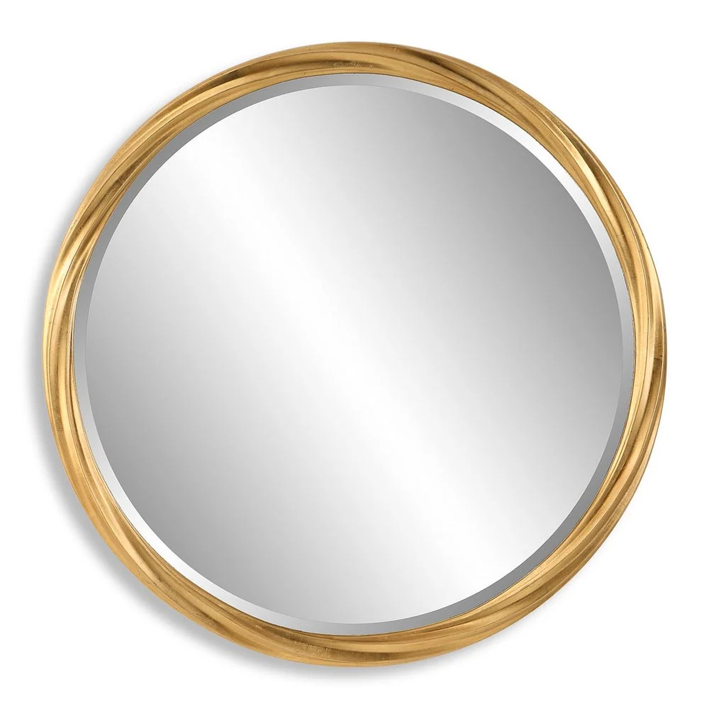 Casa Bella Living Twisted Gold Leaf Mirror - Image 5