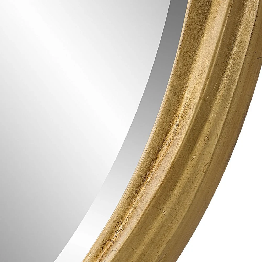 Casa Bella Living Twisted Gold Leaf Mirror - Image 6