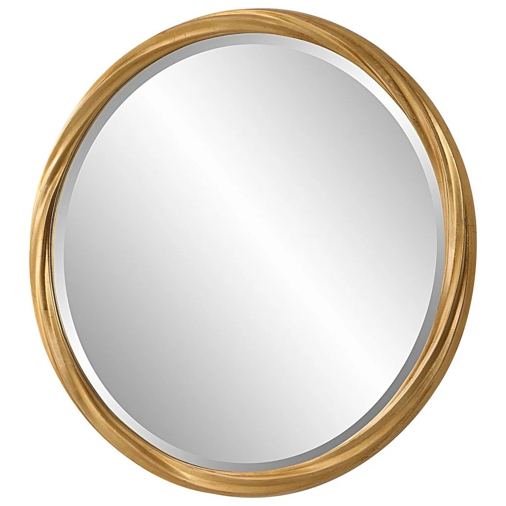 Casa Bella Living Twisted Gold Leaf Mirror - Image 7