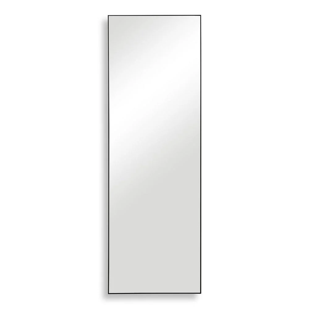 Casa Bella Living Thin Black Framed Classic Modern Mirror - Image 4