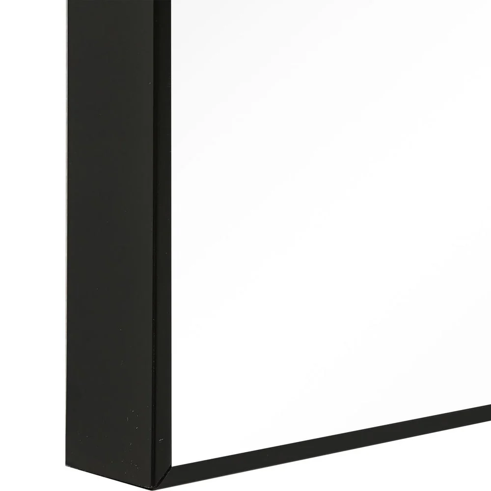 Casa Bella Living Thin Black Framed Classic Modern Mirror - Image 6