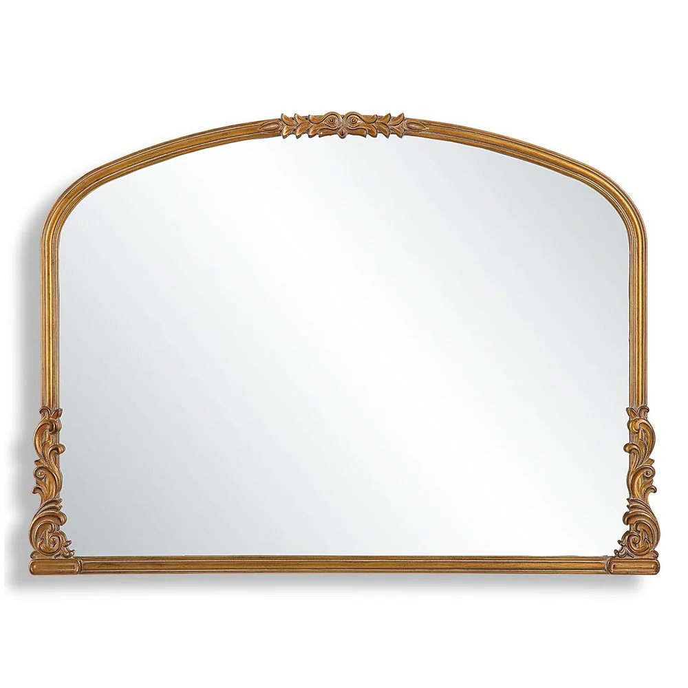 Casa Bella Living Antique Gold Baroque Mirror - Image 4