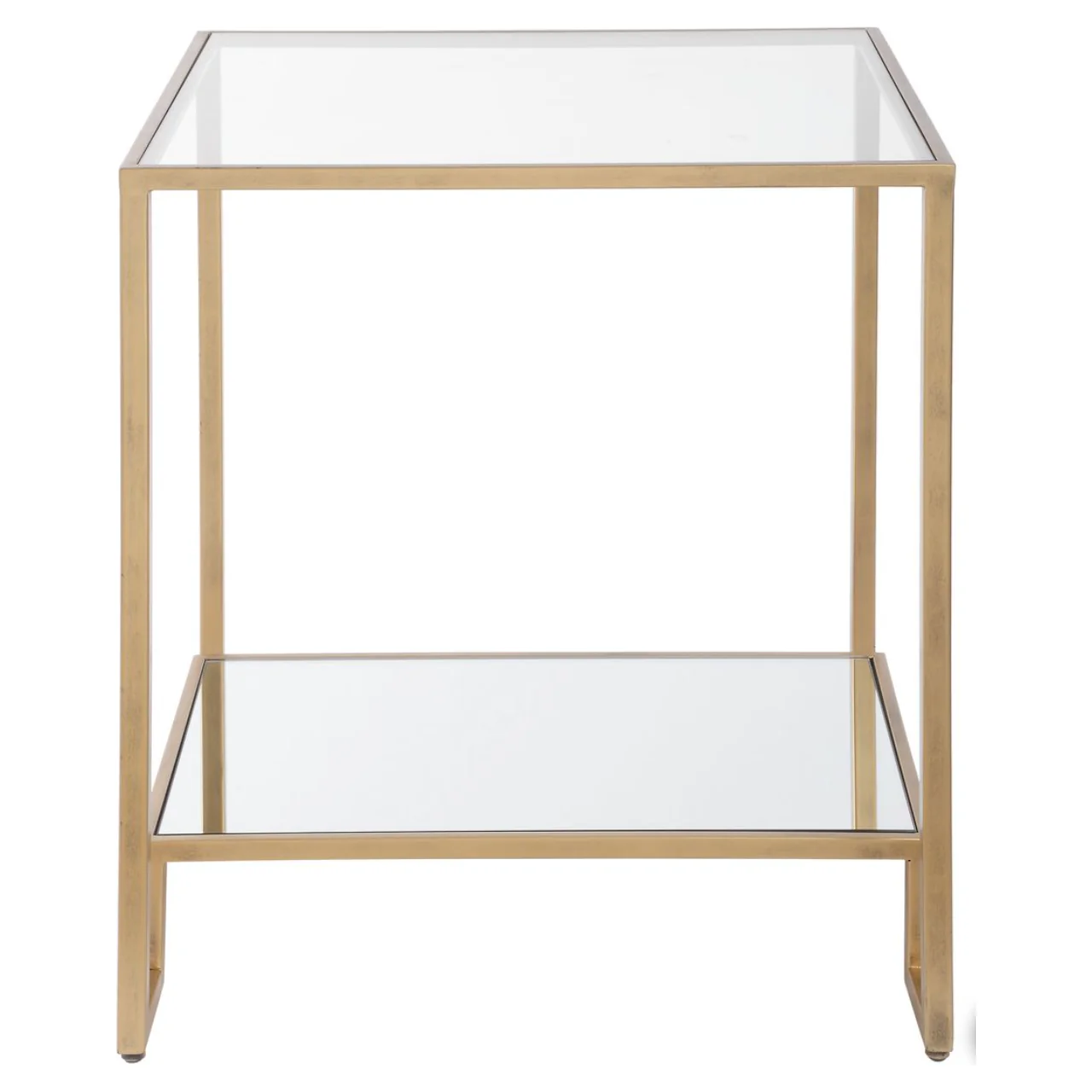Casa Bella Living Iron Finished In Rich Antique Gold End Table - Image 5