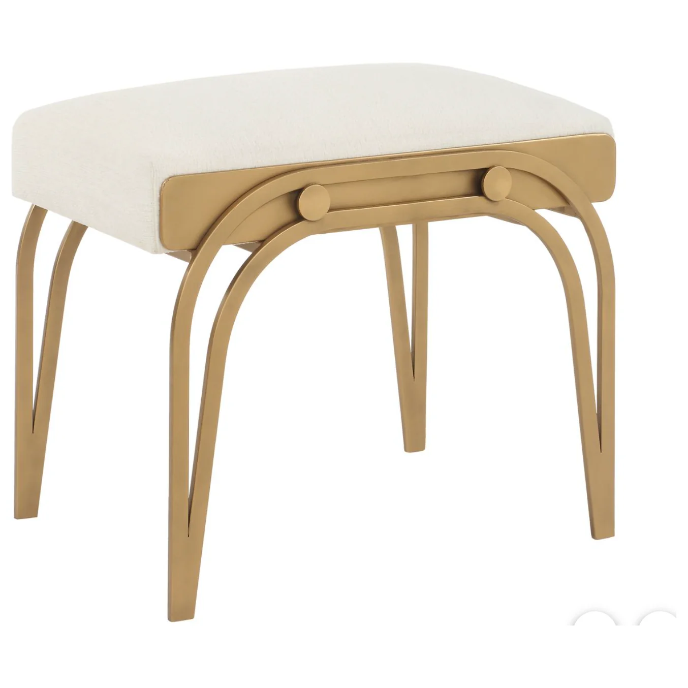 Casa Bella Living Unique Iron Framed Bench - Image 4