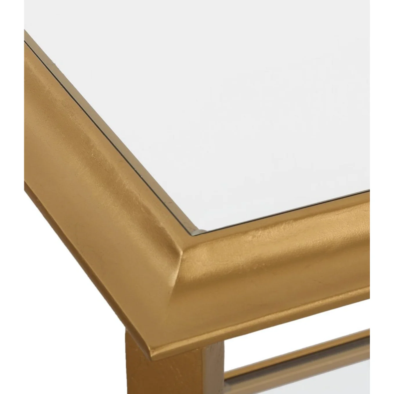 Casa Bella Living Golf Leaf With Tempered Glass Accent Table - Image 5