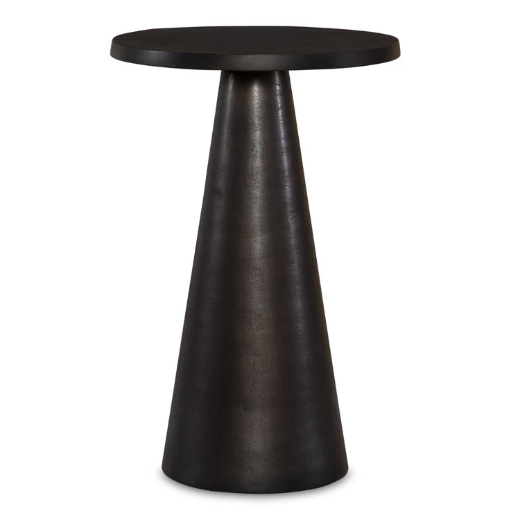 Casa Bella Living Dark Bronze Pedestal Accent Table - Image 2