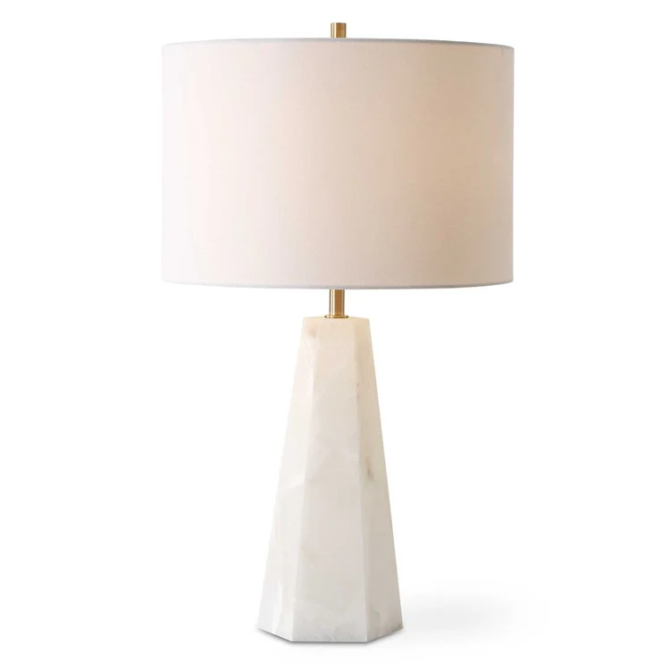 Casa Bella Living Hexagon Shaped Marble Accent Lamp - Image 3
