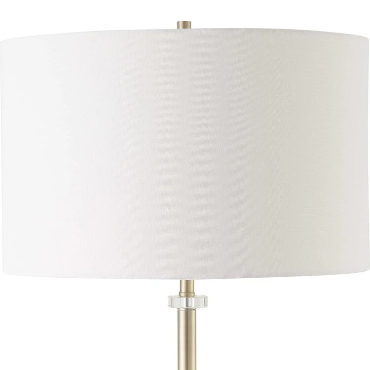 Casa Bella Living Modern Twist Finished In Antique Brass Floor Lamp - Image 5