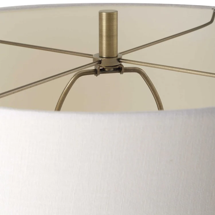 Casa Bella Living Modern Twist Finished In Antique Brass Floor Lamp - Image 6