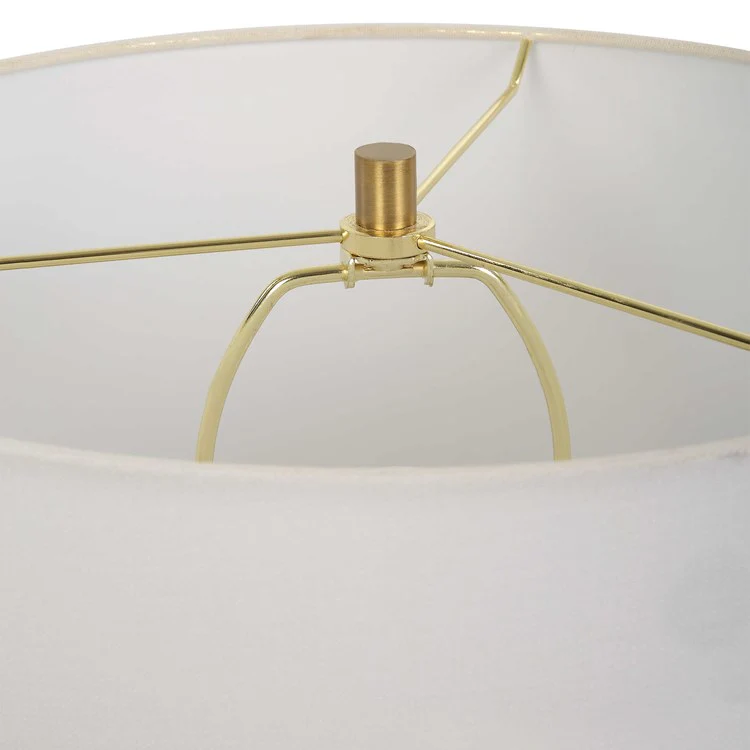 Casa Bella Living Satin White Glaze Clover Shaped Table Lamp ~ LAST CHANCE SALE ~ LIMITED QUANTITY - Image 6