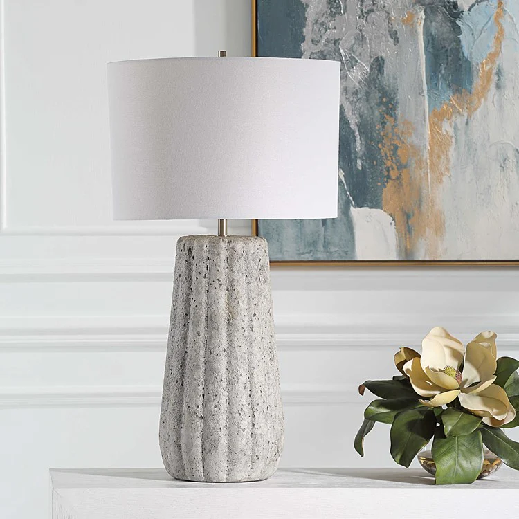 Casa Bella Living Old-World Style Stone Finish Ceramic Lamp ~ LAST CHANCE SALE ~ LIMITED QUANTITY - Image 2