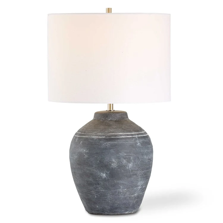 Casa Bella Living Weathered Black Finish Table Lamp - Image 3