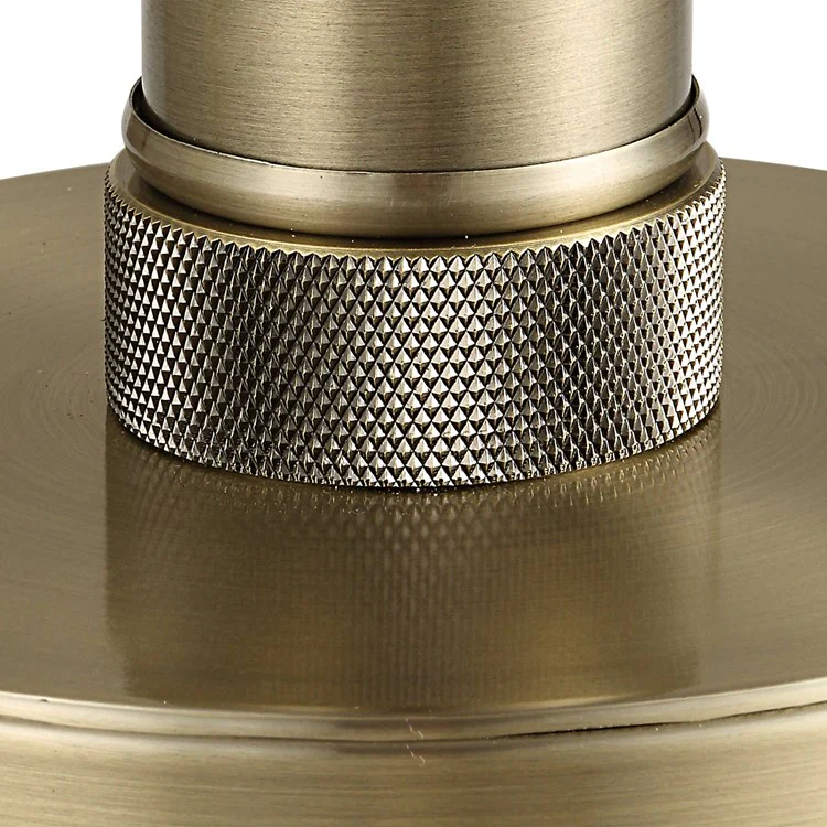 Casa Bella Living Dome Shaped Shade Finished In Antique Brass Table Lamp - Image 4