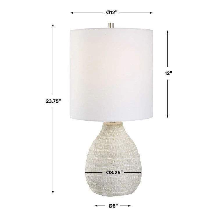 Casa Bella Living Antiqued White Wash Porcelain Ceramic Table Lamp ~ LAST CHANCE SALE ~ LIMITED QUANTITY - Image 7