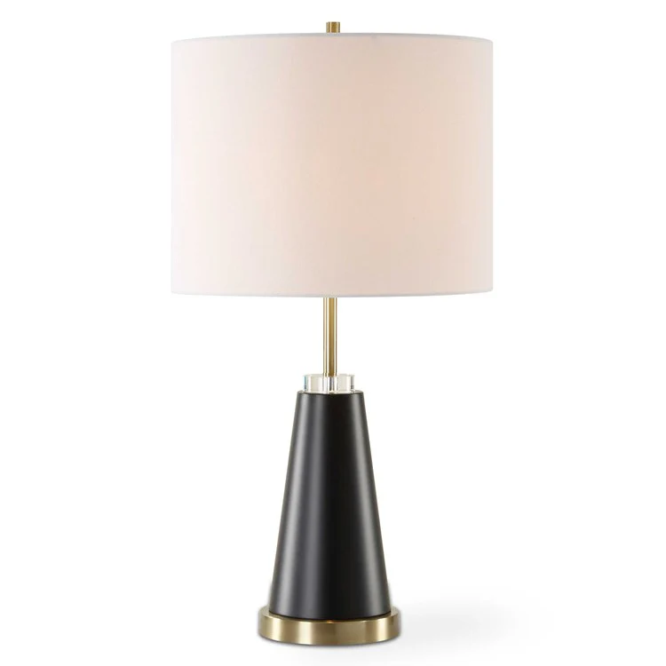 Casa Bella Living Modern Silhouette With Black Finishes And Antique Brass Accents - Image 3