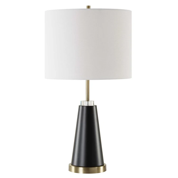 Casa Bella Living Modern Silhouette With Black Finishes And Antique Brass Accents - Image 4