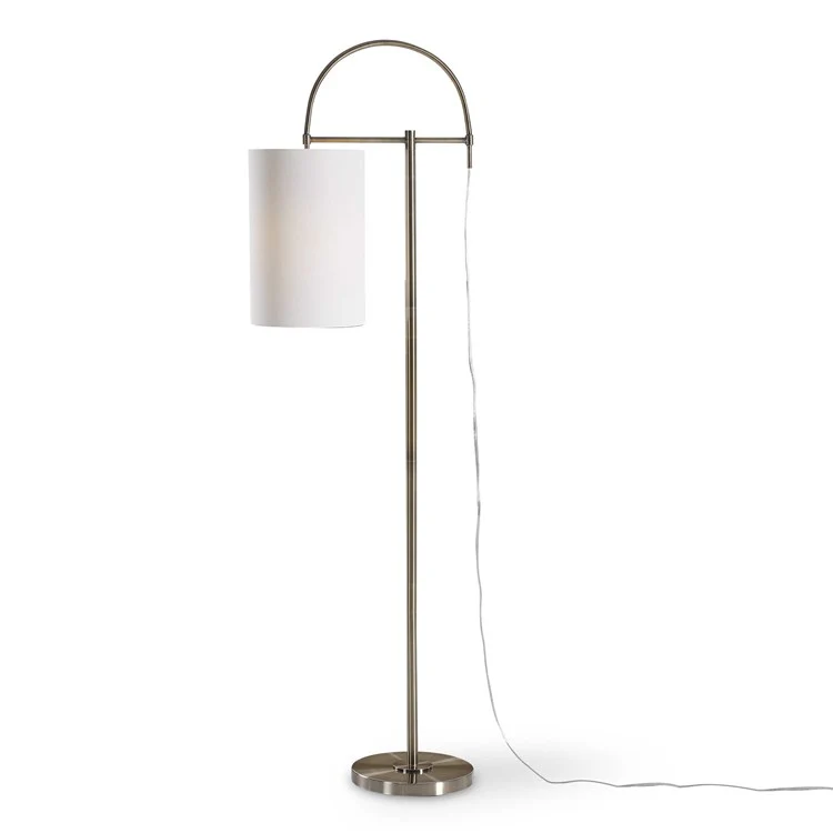 Casa Bella Living Antique Brass Finished Floor Lamp - Image 3